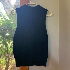 Black sweater vest